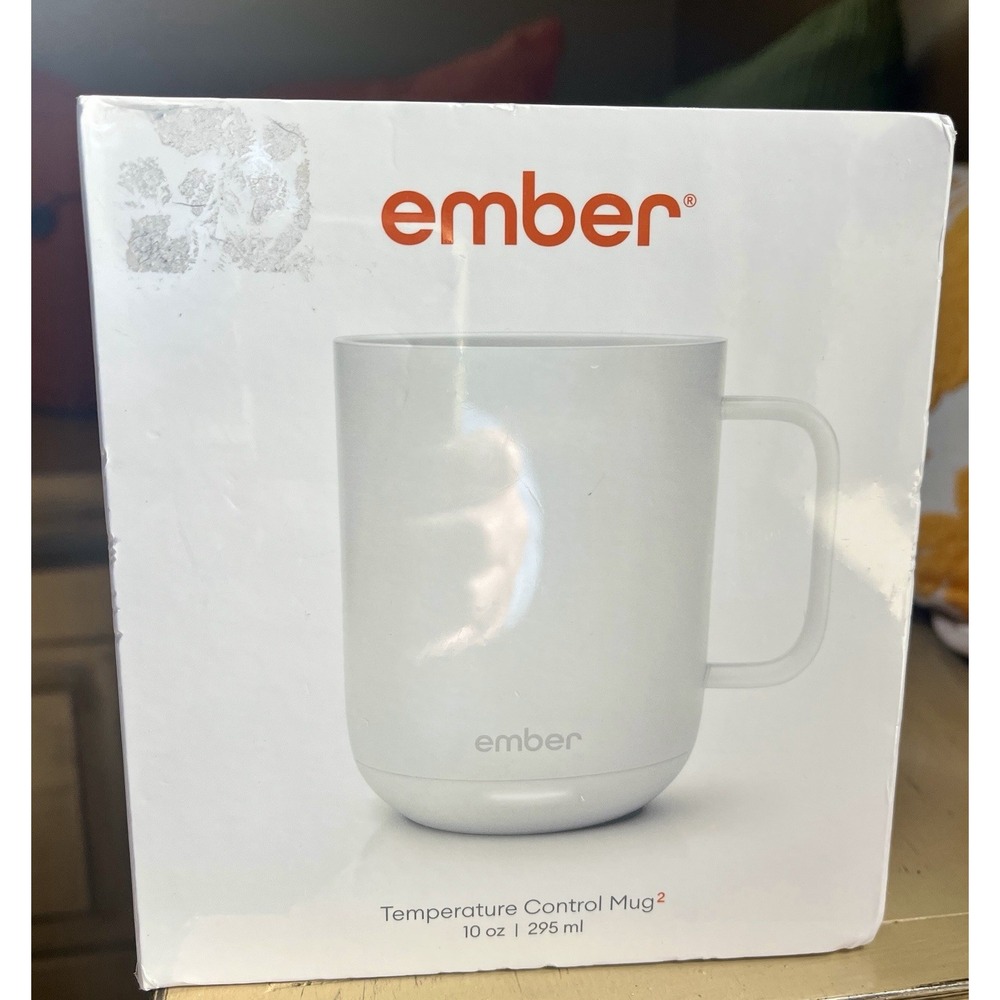 Ember Temperature Control Ceramic Smart Mug 10 Oz White (CM17) - New Sealed